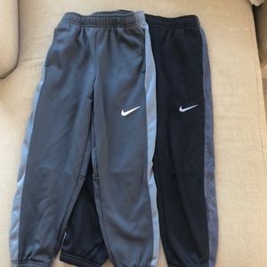 2 Pair Boys Nike Therma Fit pants. Size 7
